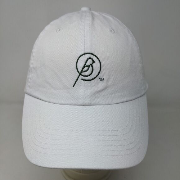 Unbranded Men's Slideback Hat White Adjustable Embroidered Bird Logo - Picture 2 of 7